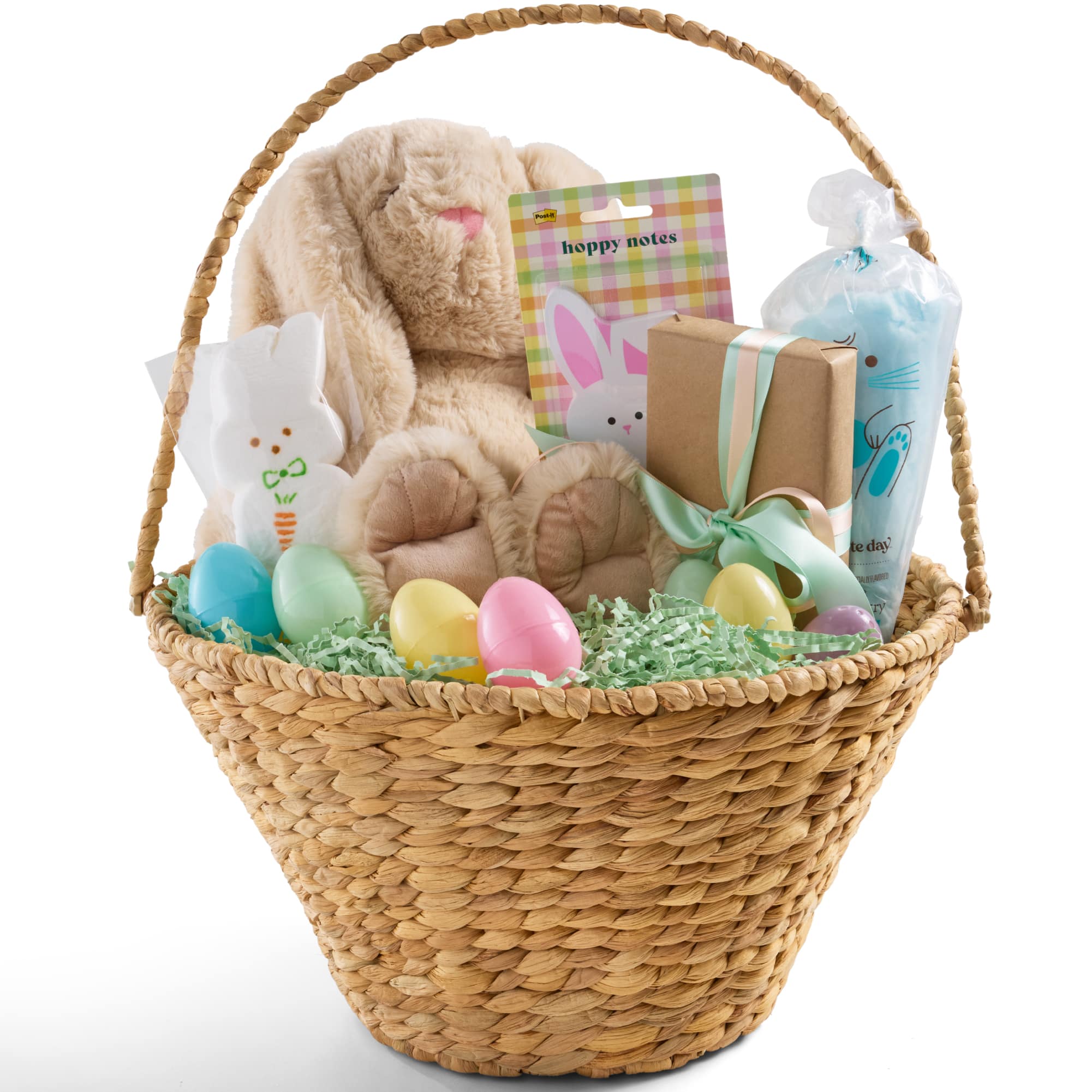 Best Choice Products - Easter Basket, Large Woven Easter Basket for Kids w/ Collapsible Handle, Tapered Shape - Natural