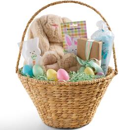 Best Choice Products - Easter Basket, Large Woven Easter Basket for Kids w/ Collapsible Handle, Tapered Shape - Natural