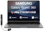 SAMSUNG Galaxy Book5 360 Ultra 7/16GB/512GB TORLI 1 DOOKGETORL DOOK Pasta E P.ot. Fingerprint Touchscreen Wi-Fi 5