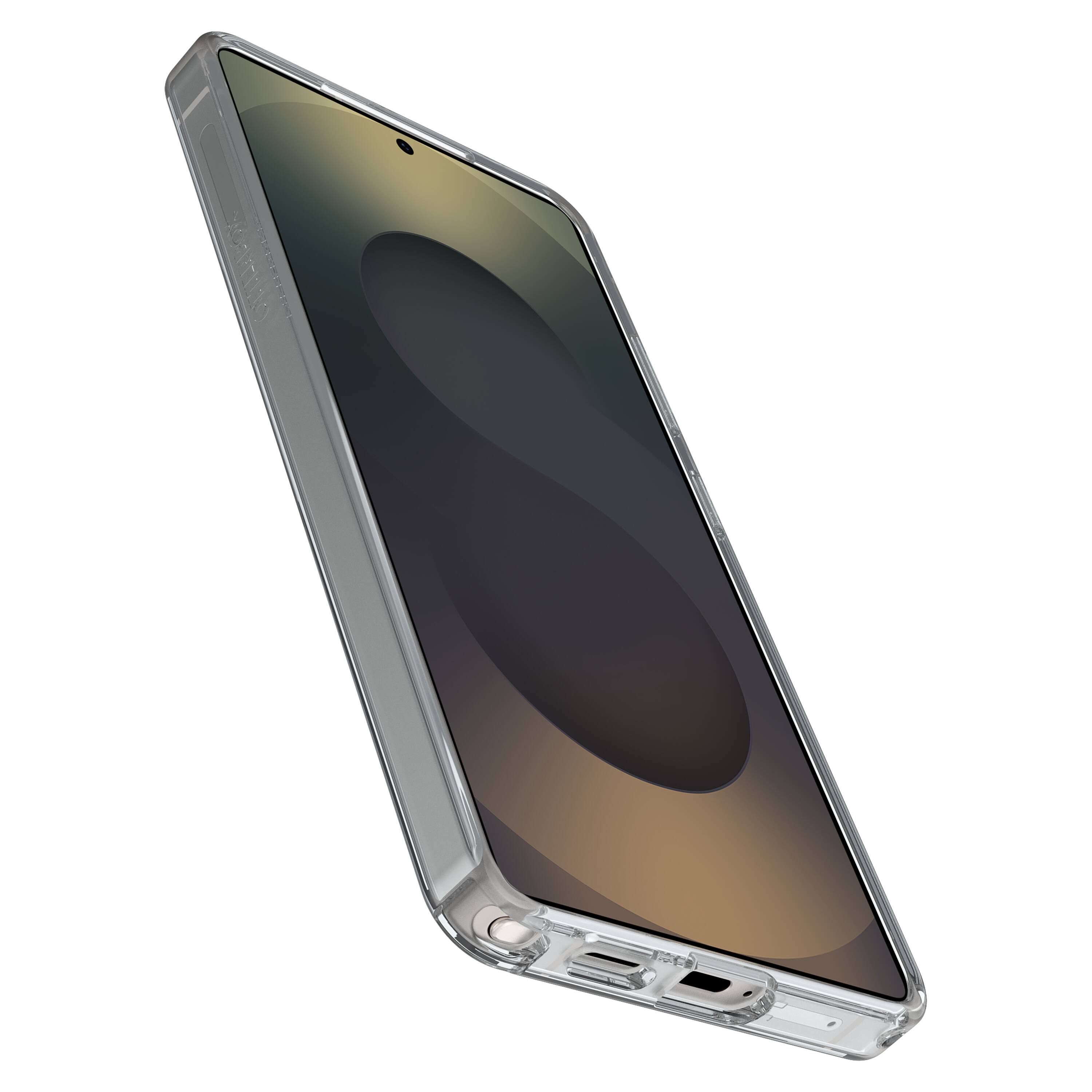 Left. OtterBox - Symmetry Series Hard Shell for Samsung Galaxy S26 Ultra - Clear.