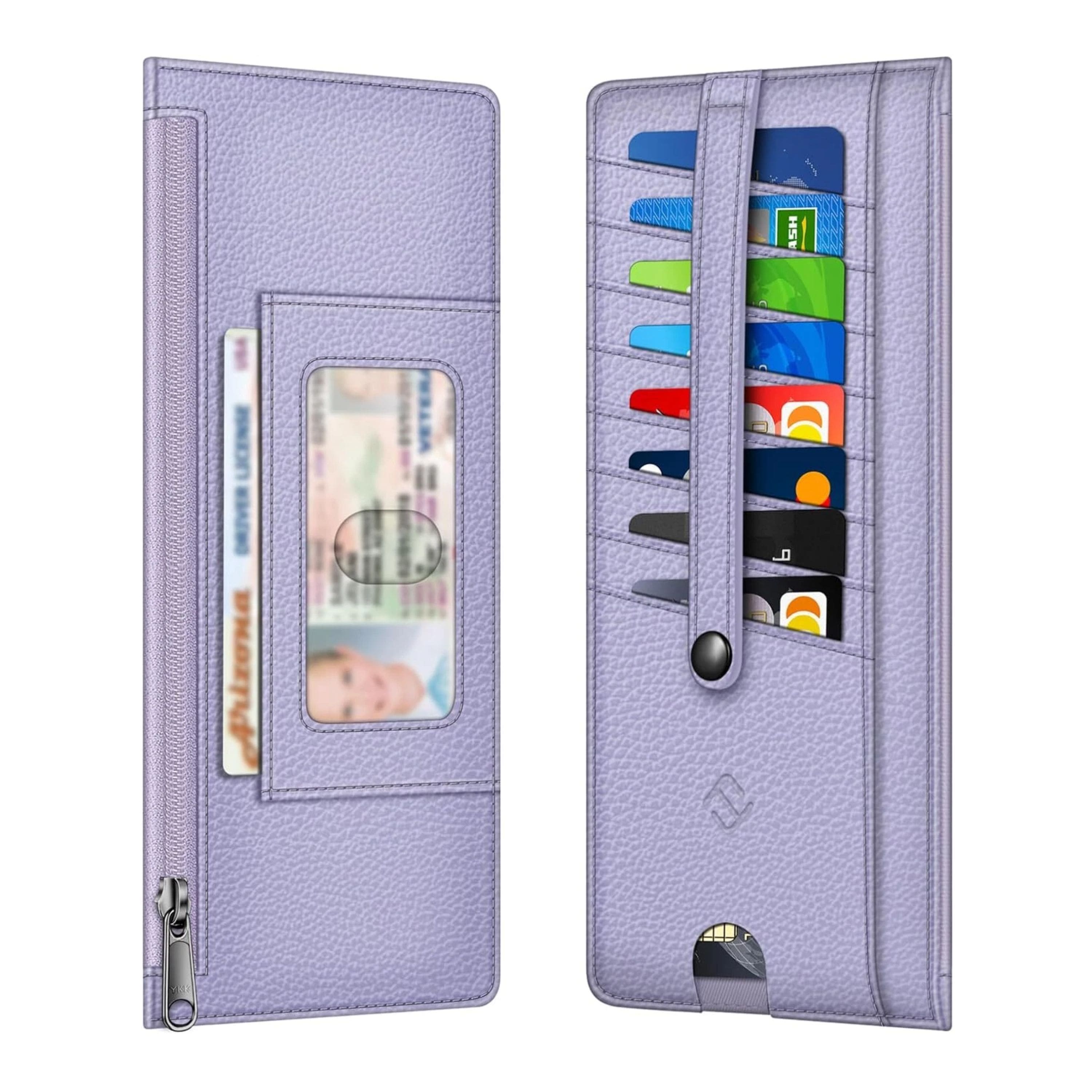 Kitcheniva - RFID Blocking Slim Credit Card & Change Wallet Holder Pouch - Lilac Purple price history on PriceWatchPro