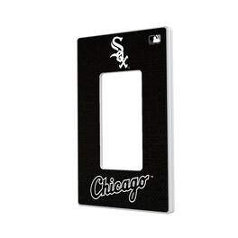 Keyscaper - Chicago White Sox Solid Single Rocker Light Switch Plate - Multicolor