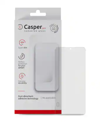 Casper Pro
Tempered Glass
- Super slim
- Perfect protection for your gadget
- Extreme durability
- Dust absorbent adhesive technology
- Re-applicable
