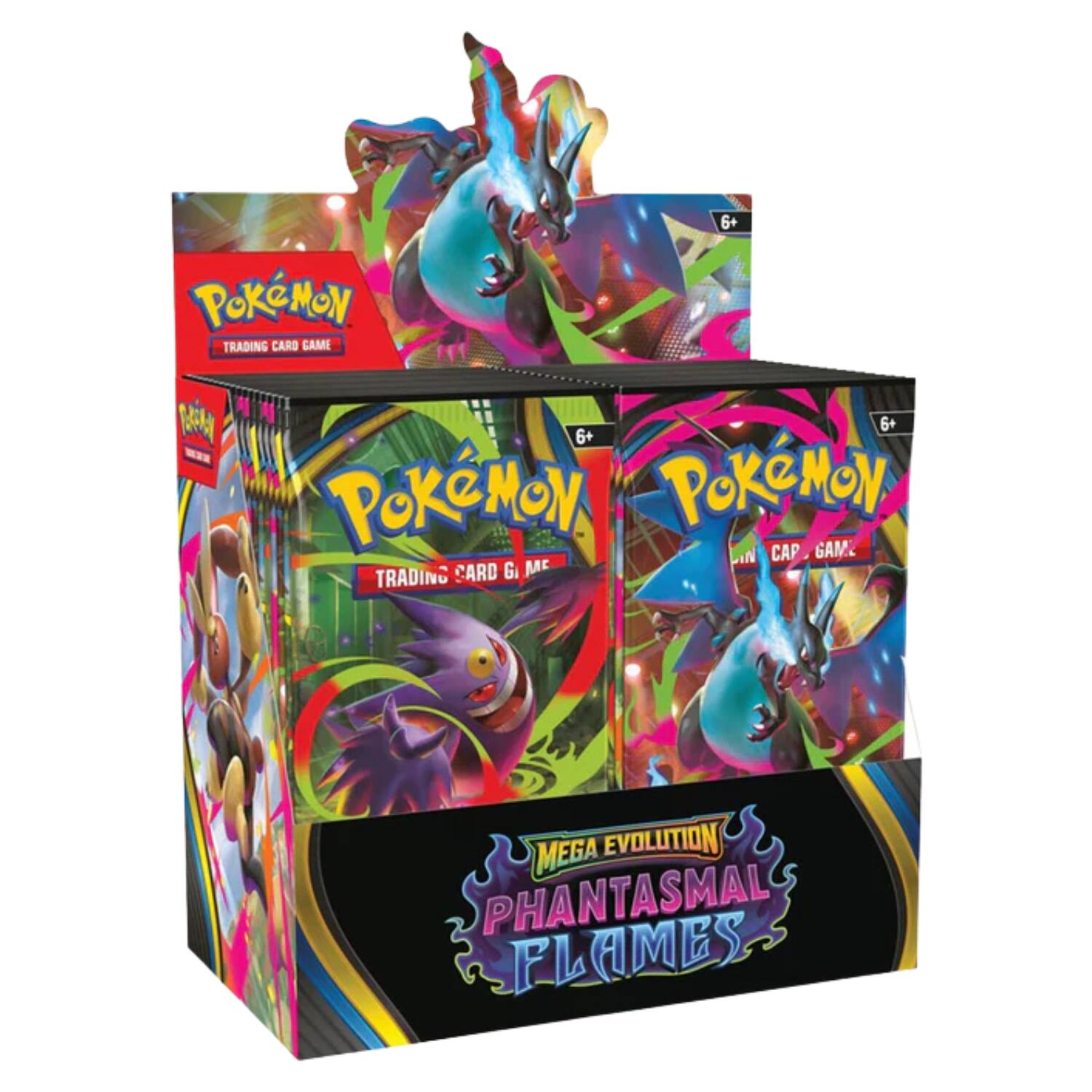 Pokémon Trading Card Game  
6+  
Pokémon Trading Card Game  
6+  
Pokémon Trading Card Game  
6+  
Mega Evolution  
Phantasmal Flames