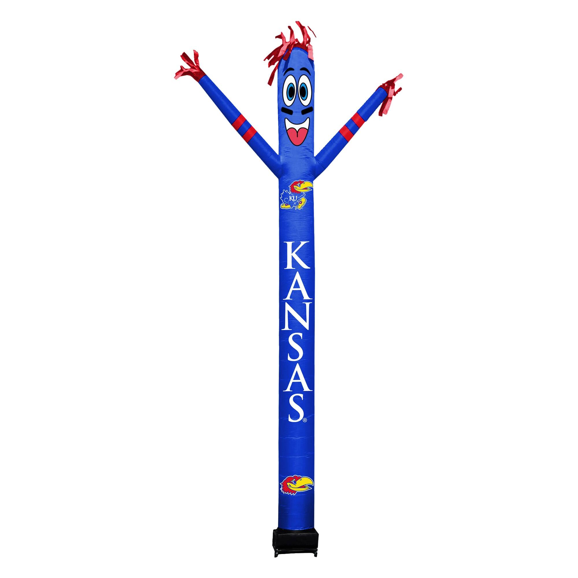 Alt View 2. Sporticulture - Kansas Jayhawks Inflatable Crazy Sports Fan Bundle Set - Multicolor.
