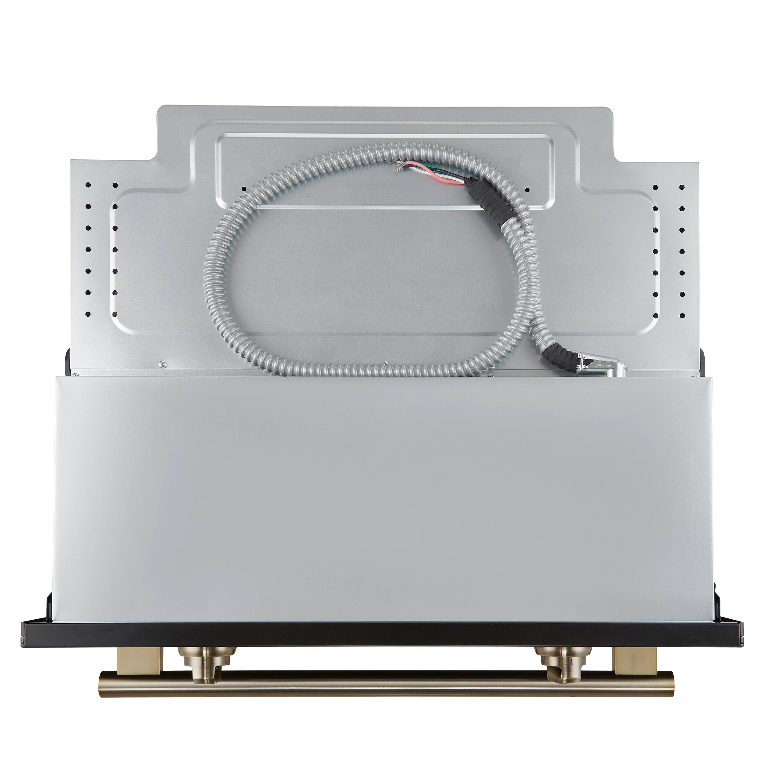 Alt View 8. Forno Appliances - Vomero 30" 5 Cu. Ft. Built-In Electric Convection Single Wall Oven - Black.