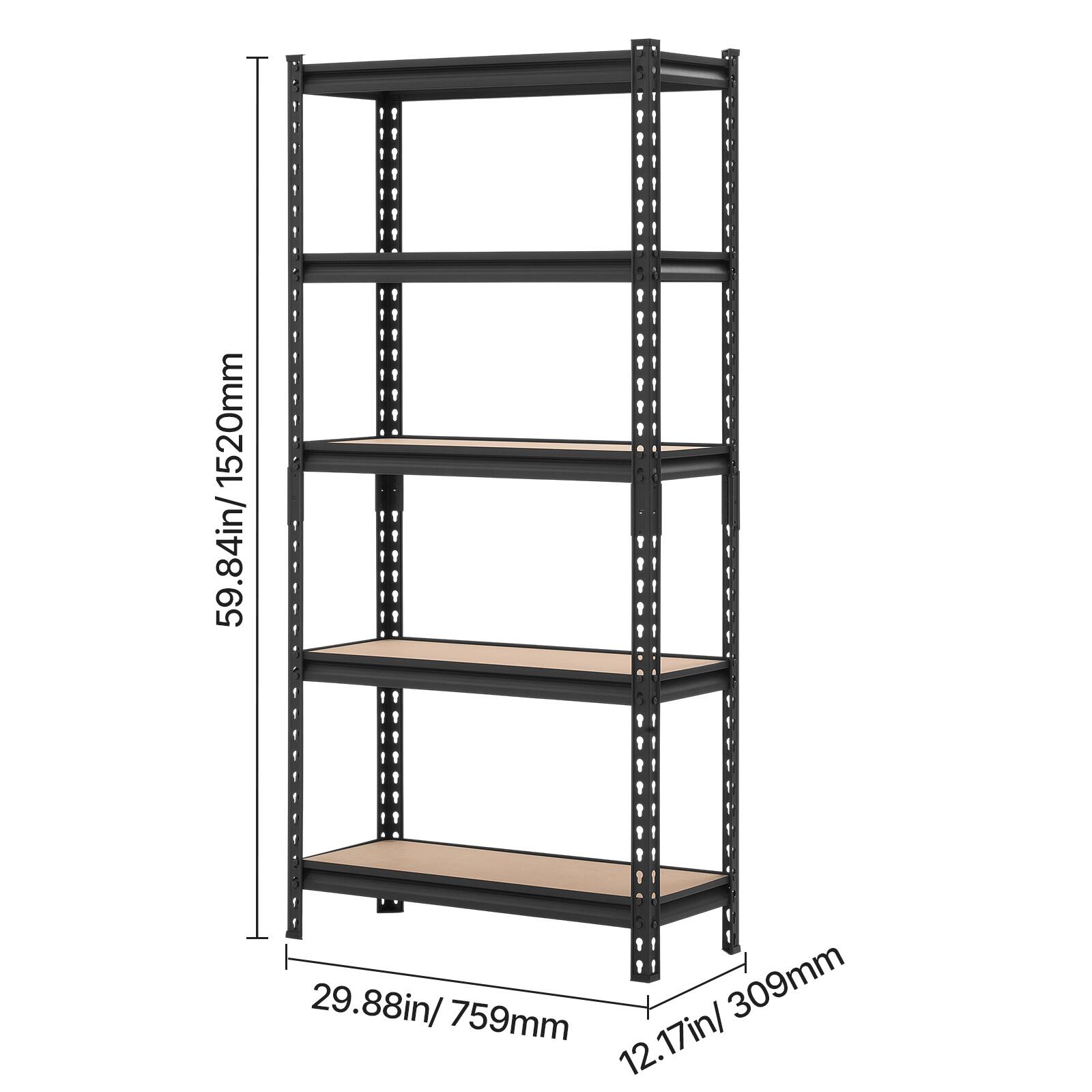 1520mm 59.84in/  
29.88in/759mm 12.17in/ 309mm
