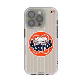 Keyscaper - MLB - Houston Astros Cooperstown Pinstripe iPhone Clear Case - 15 - Multicolor
