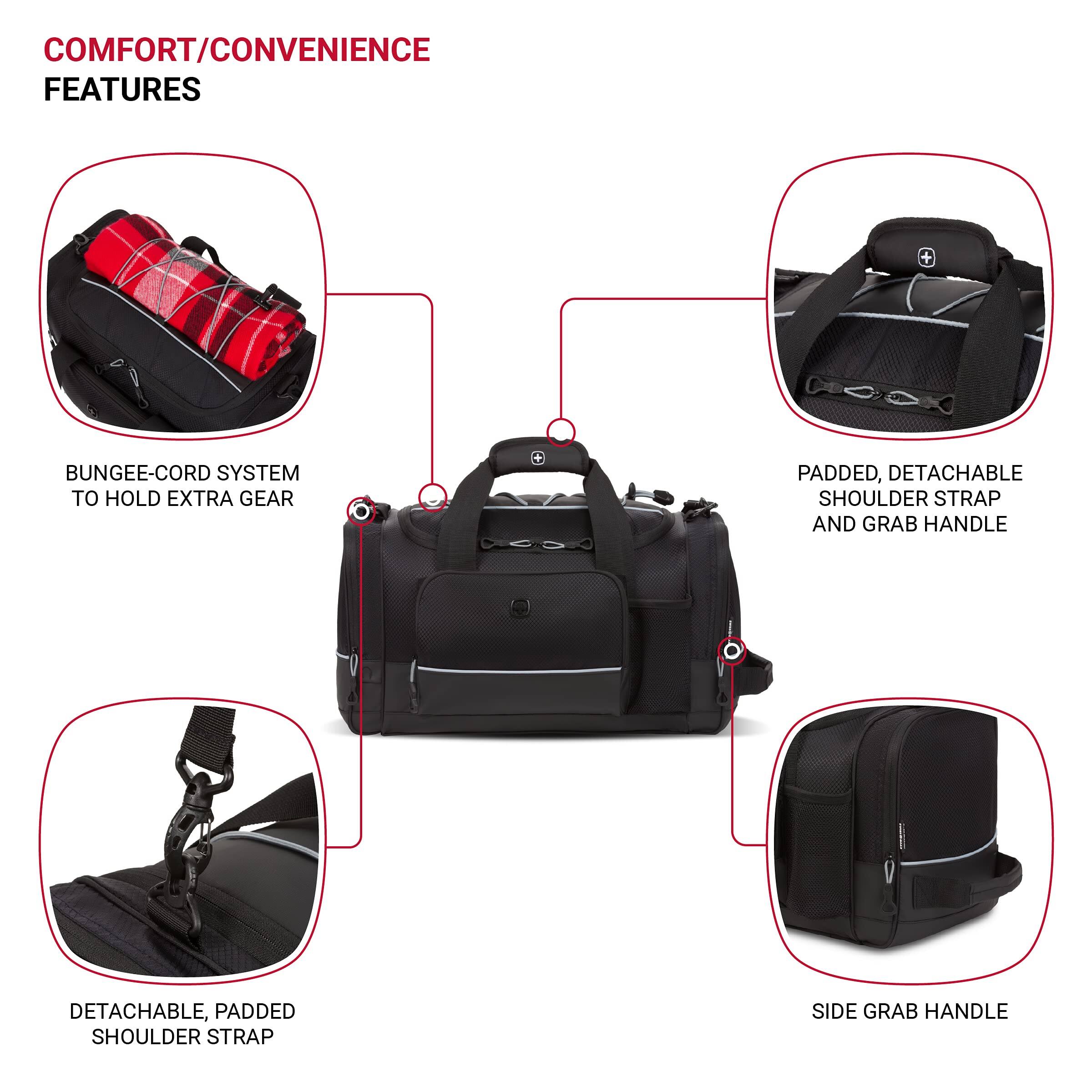 Paradigms Interiors Apex Duffle Bag For Travel And Gym With Bungee cord ...