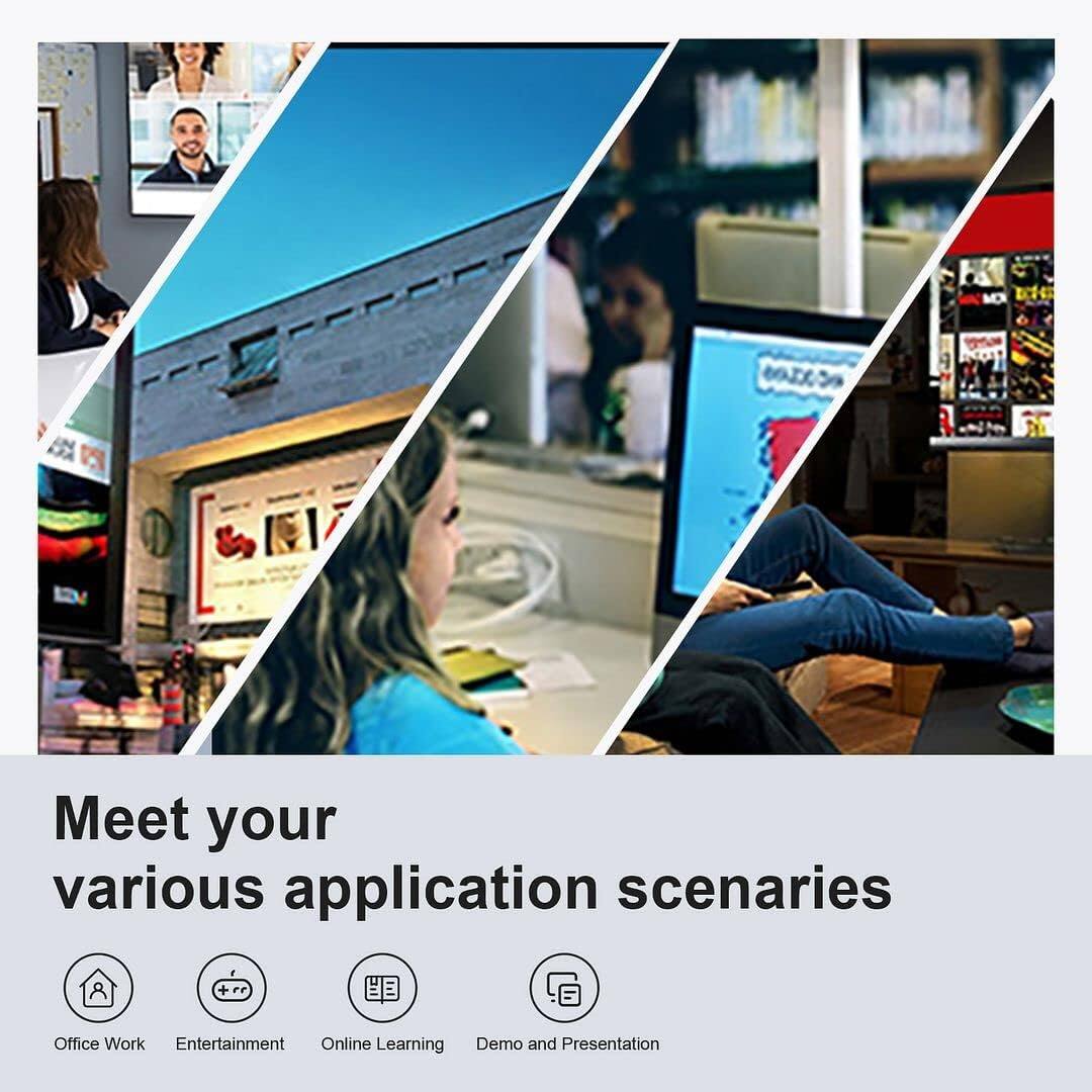 Meet your various application scenarios

- Office Work
- Entertainment
- Online Learning
- Demo and Presentation