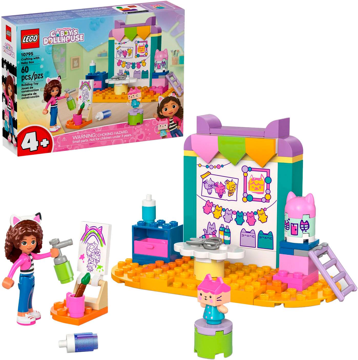 LEGO - 4+ Gabby’s Dollhouse Crafting with Baby Box Toy 10795