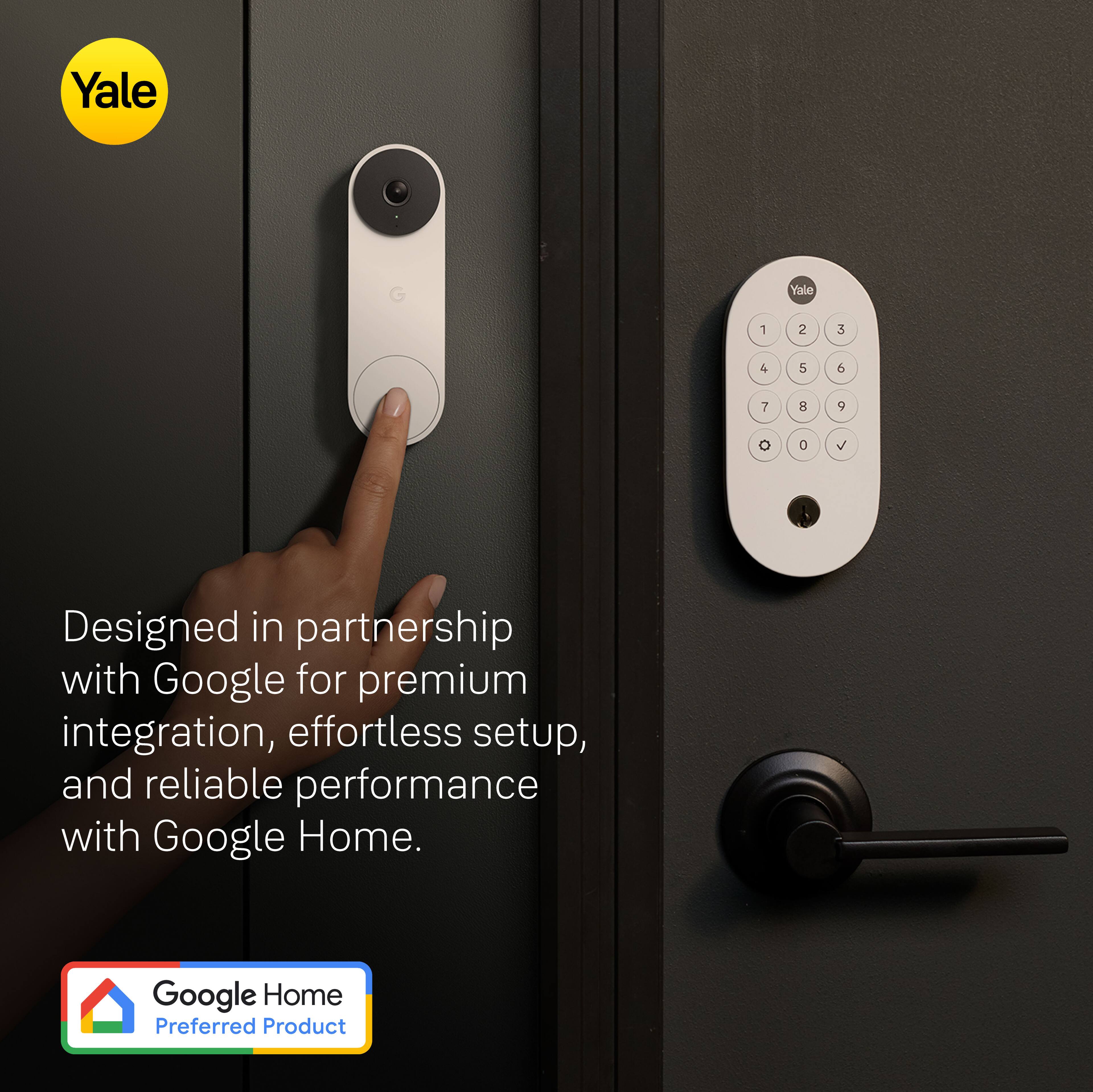 Designed in partnership with Google for premium integration, effortless setup, and reliable performance with Google Home. Google Home Preferred Product.