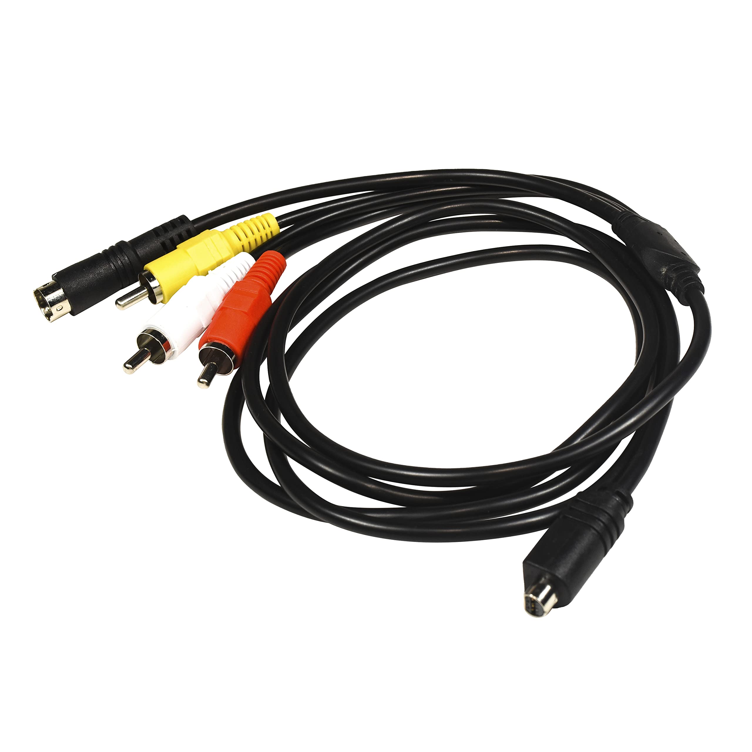 Alt View 3. HQRP - 10-Pin AV Audio Video Cable 60 inch Replacement for Sony Handycam and JVC Everio Camcorders.