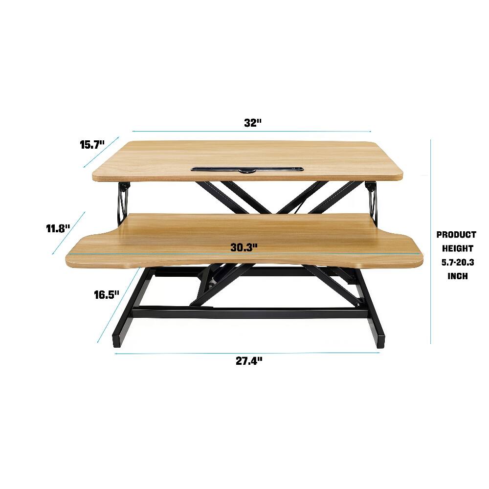 32" 15.7" 11.8" 30.3" PRODUCT HEIGHT 5.7-20.3 INCH 16.5" 27.4"