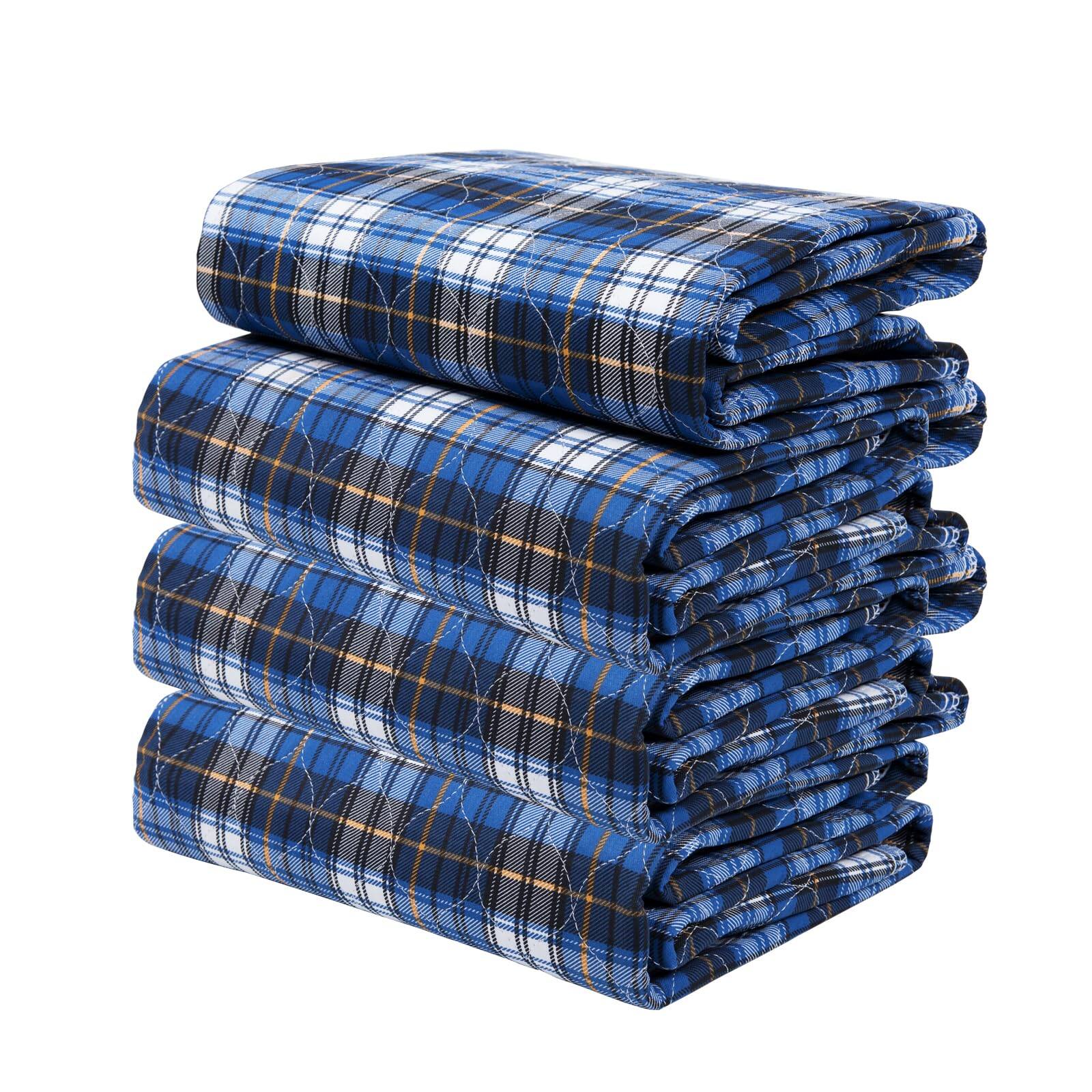 Front. TECH SAFARI - Non slip Bed Pads For Washable Waterproof Adult Adults Dog - Gray.