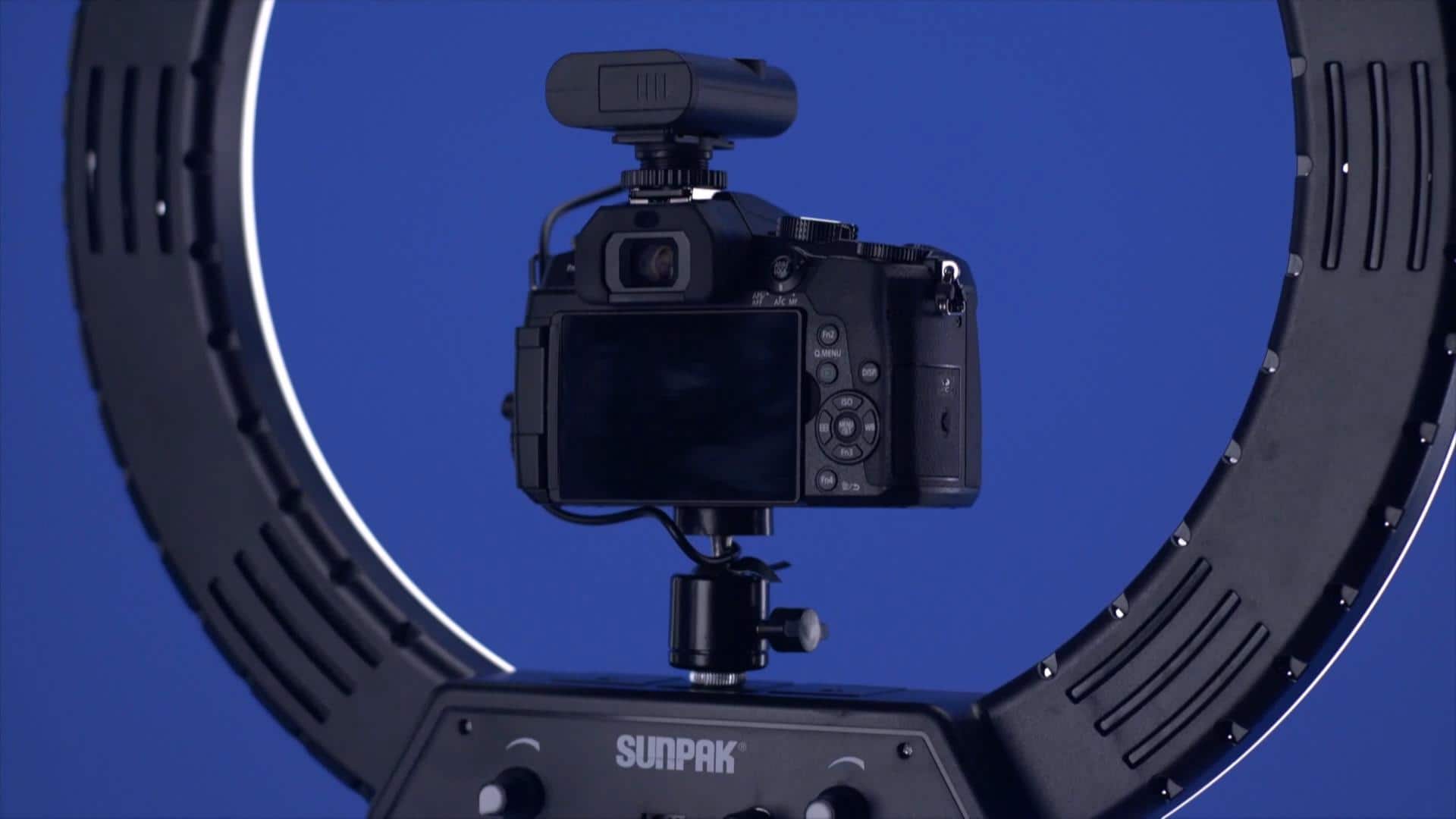 Alt View 25. Sunpak - LED 448 19" Bi-Color Ring Light Kit - Black.