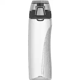 Thermos - 24 oz. Tritan Flip-Cap Water Bottle with Rotating Meter - Clear