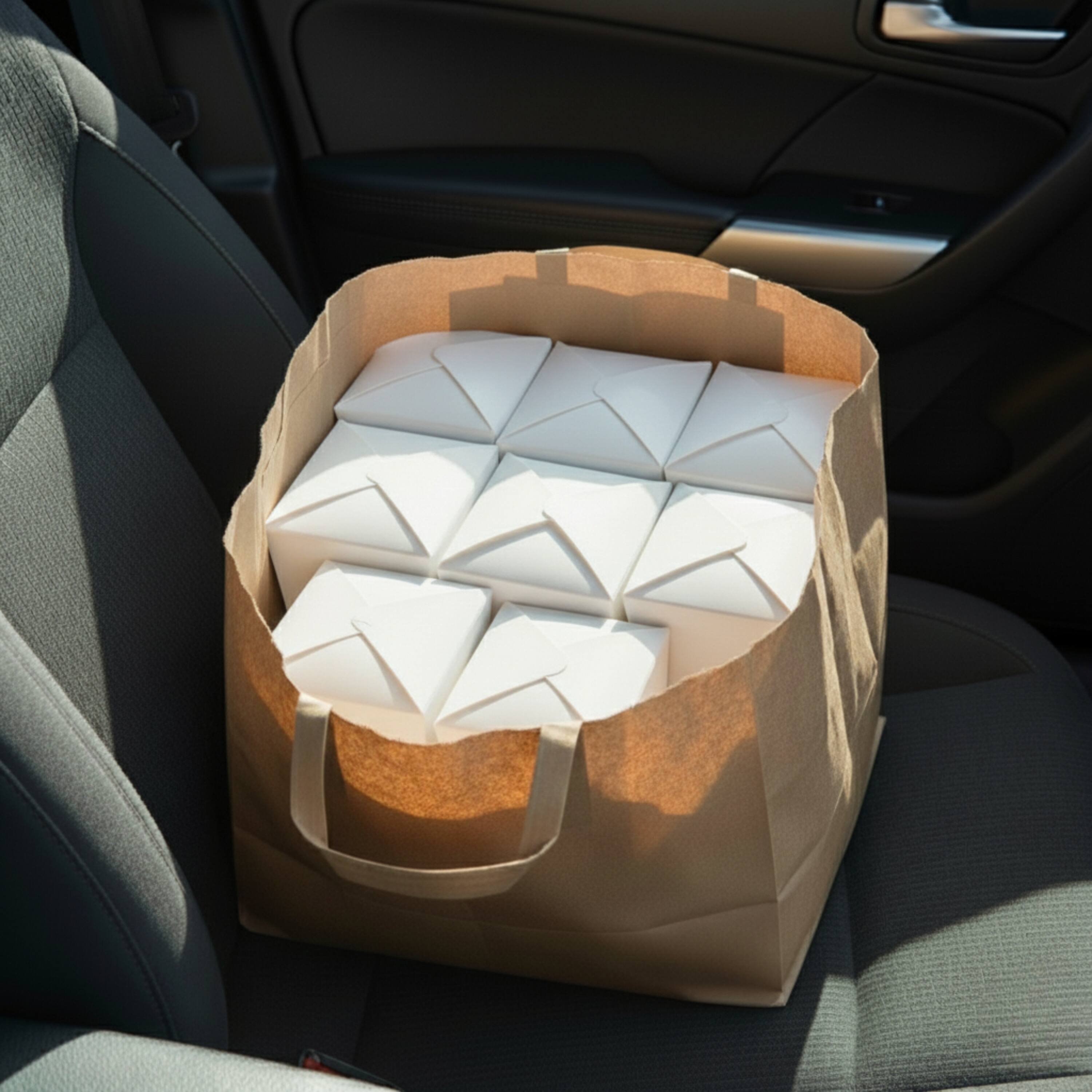 Alt View 5. Eco Harmony Products - Paper Take-Out Boxes, White, 16oz, 450-Pack - White.