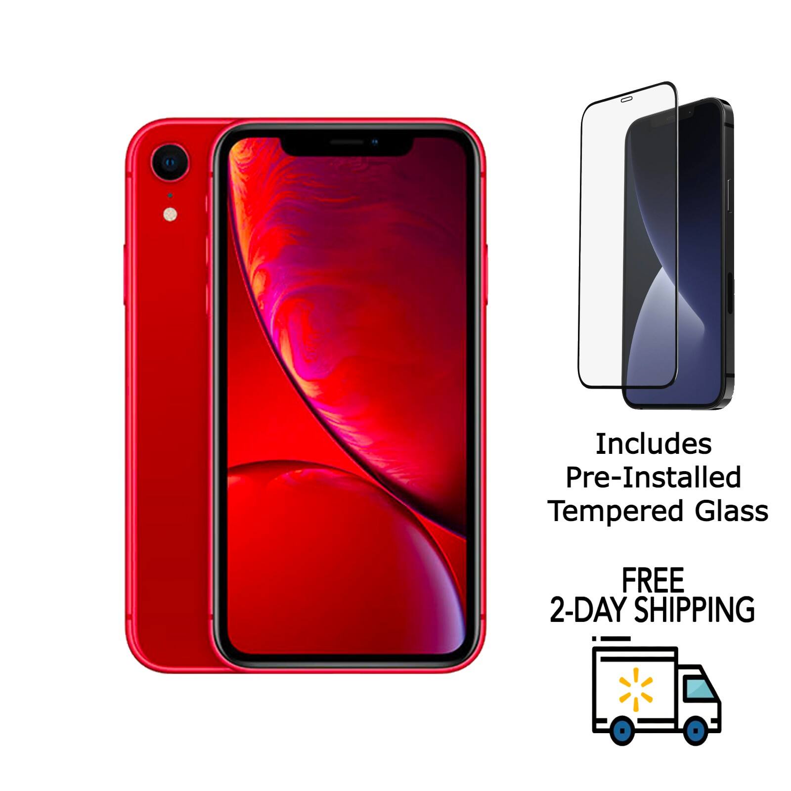 Includes Pre-Installed Tempered Glass  
FREE 2-DAY SHIPPING