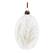 Left. BreeBe - Natural Dried Floral Glass Ornament (Set of 12) - White, Beige.