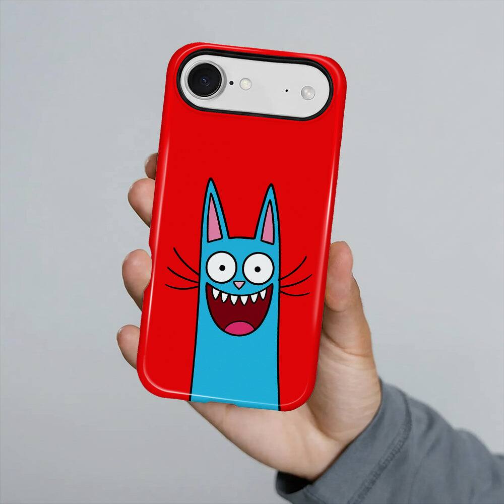 Alt View 3. BUBM - Smartphone Case for iPhone - 2-Layer Durable Smartphone Protection Case - Laughing Cat - Laughing Cat for iPhone Air.