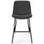 Alt View 11. Simpli Home - Jolie Counter Height Stool (Set of 2) - Distressed Charcoal Grey.