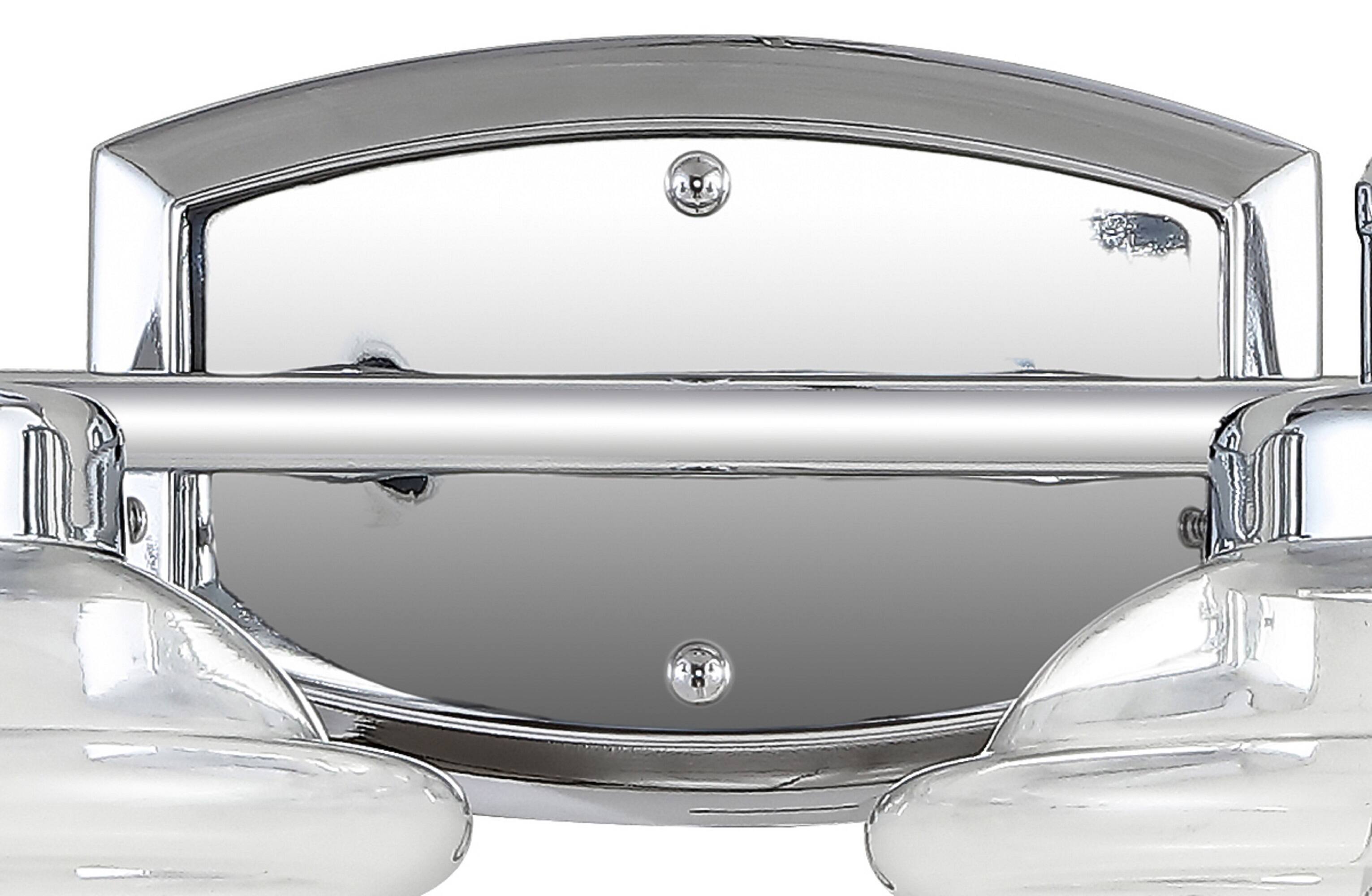 Alt View 5. Jonathan Y - Orleans 35.75" 4-Light Iron/Glass Coastal Cottage LED Vanity Light, Chrome - Chrome.