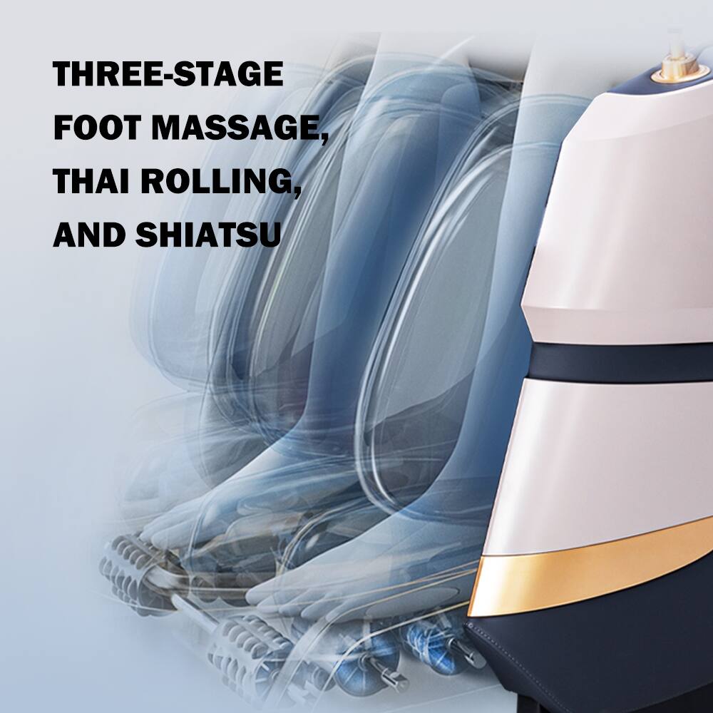 THREE-STAGE FOOT MASSAGE, THAI ROLLING, AND SHIATSU