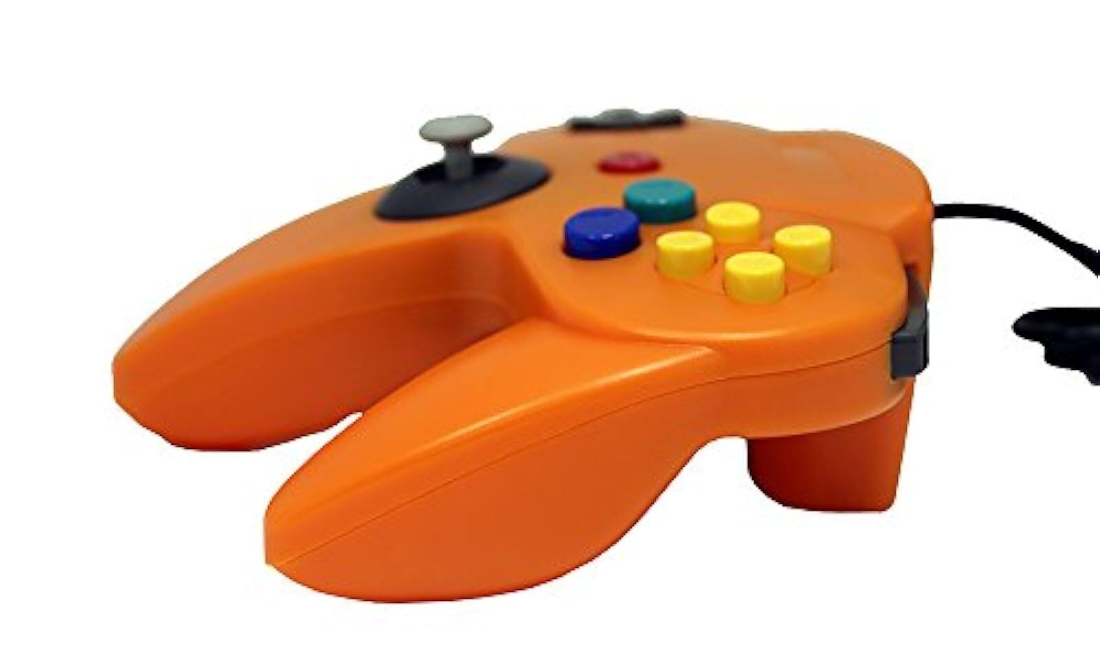 Alt View 1. Mars Devices - Orange Replacement Controller for Nintendo N64 - Orange.