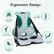 Ergonomic Design: Upper Back Support, Sciatica Relief, Lower Back Support, Hip and Leg Support, Fit the Body Curve.