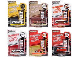 "Running on Empty" 6 piece Set Series 16 1/64 Diecast Model Cars by Greenlight - Multicolor