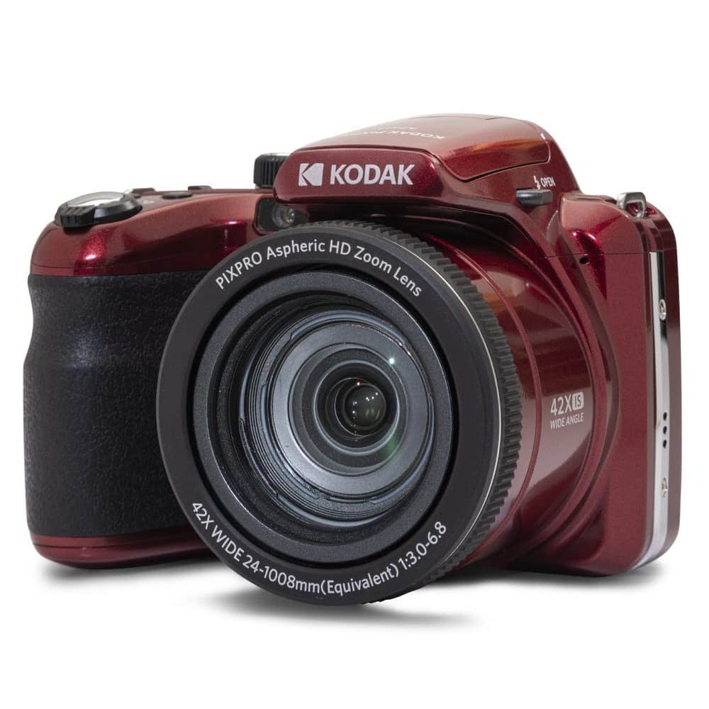 KODAK PIXPRO Aspheric HD Zoom Lens  
OPEN 42X WIDEANGLE  
VIDEO 42X  
1:3.0-6.8 24-1008mm (Equivalent)