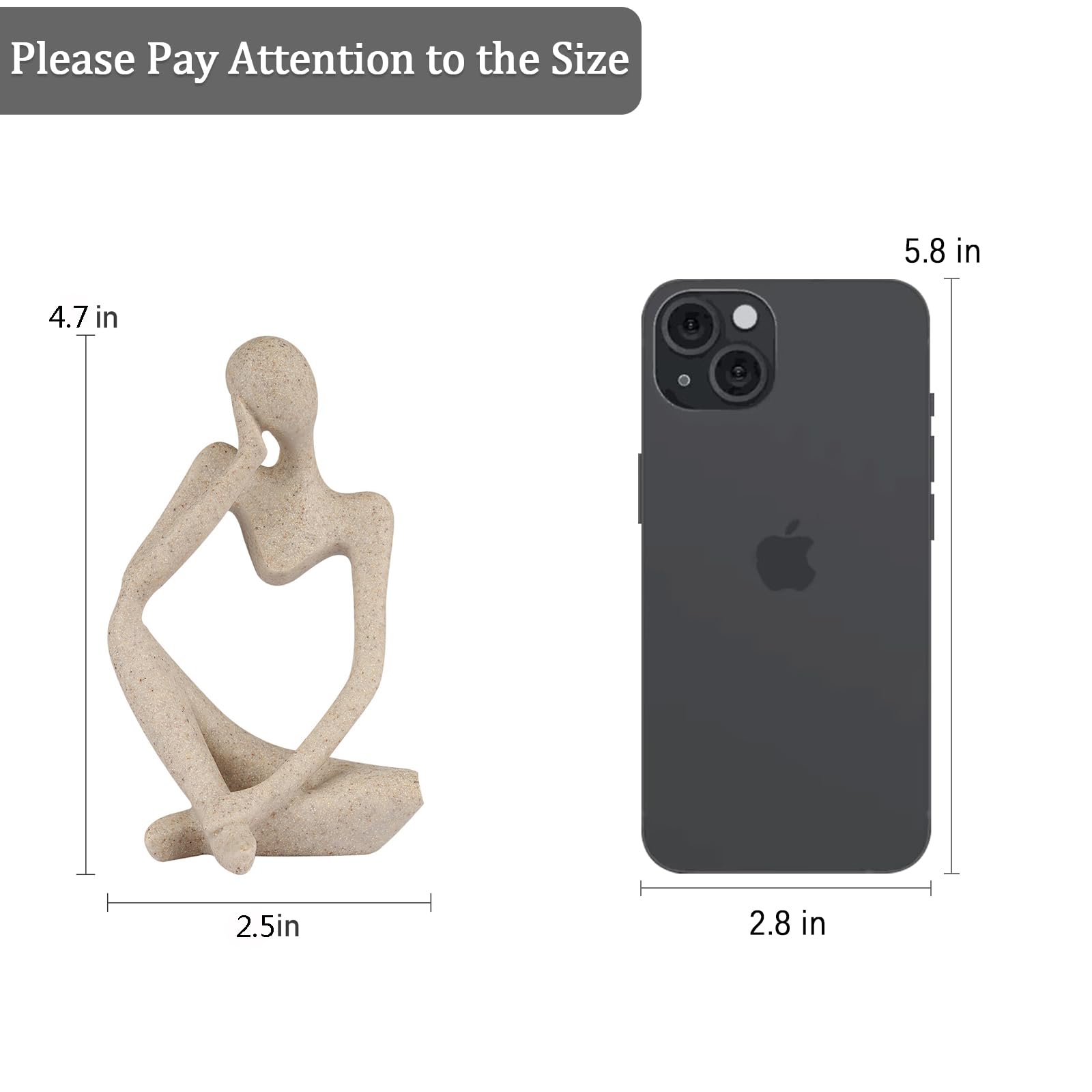 Please Pay Attention to the Size

4.7 in  
2.5 in

5.8 in  
2.8 in