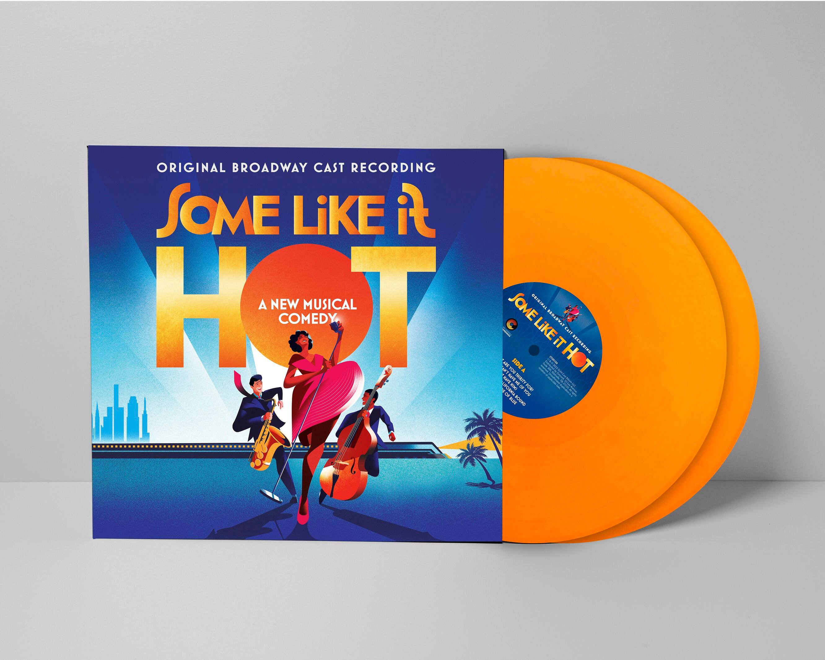 Front. Some Like It Hot [Original Broadway Cast Recording] [180g Tangerine Vinyl] [LP].