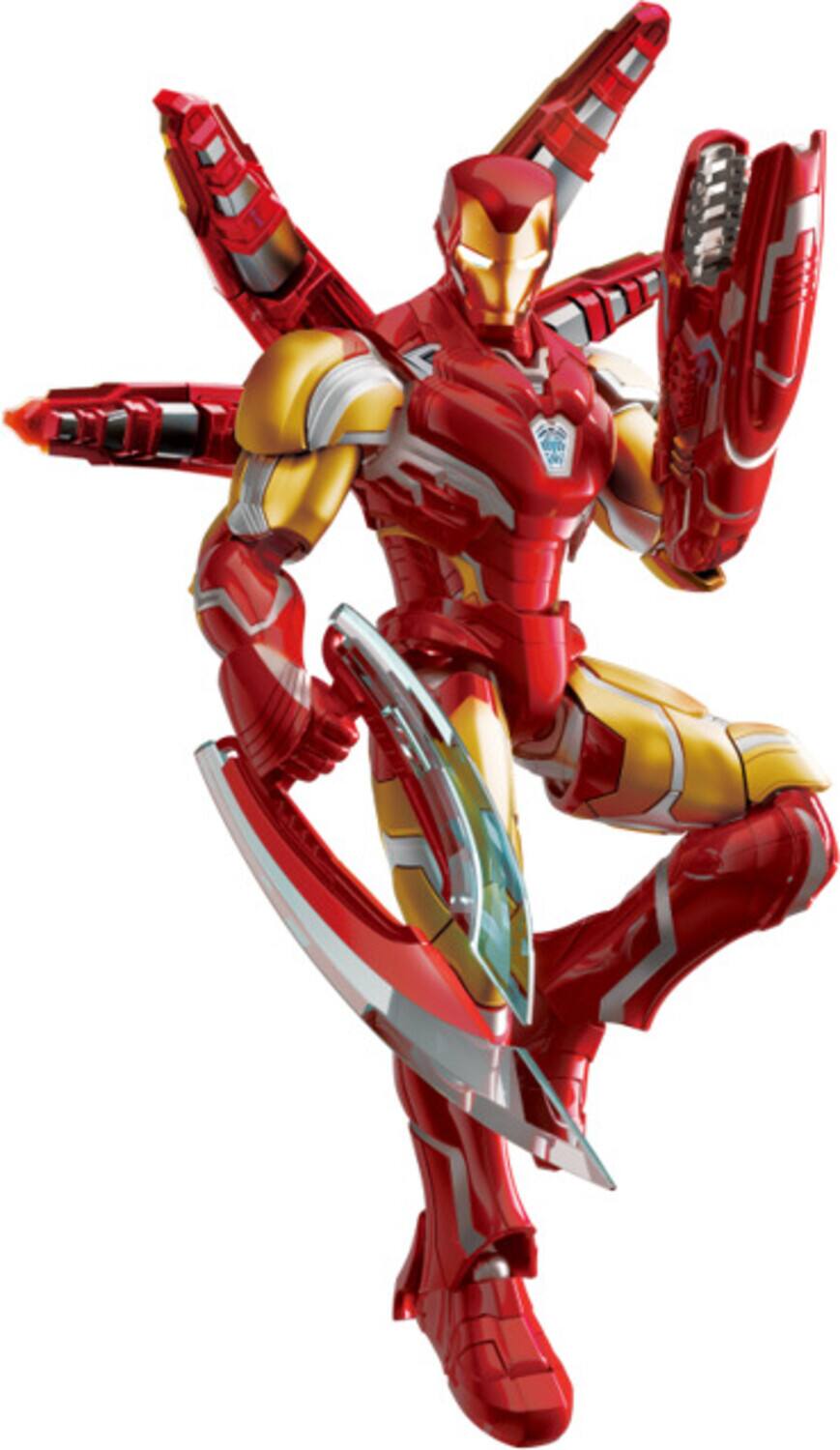 Alt View 4. PopMarket - Blokees - Marvel Infinity Saga - Champion Class - 01: Iron Man MK85 Model Kit   - COLLECTIBLES - Multicolor.