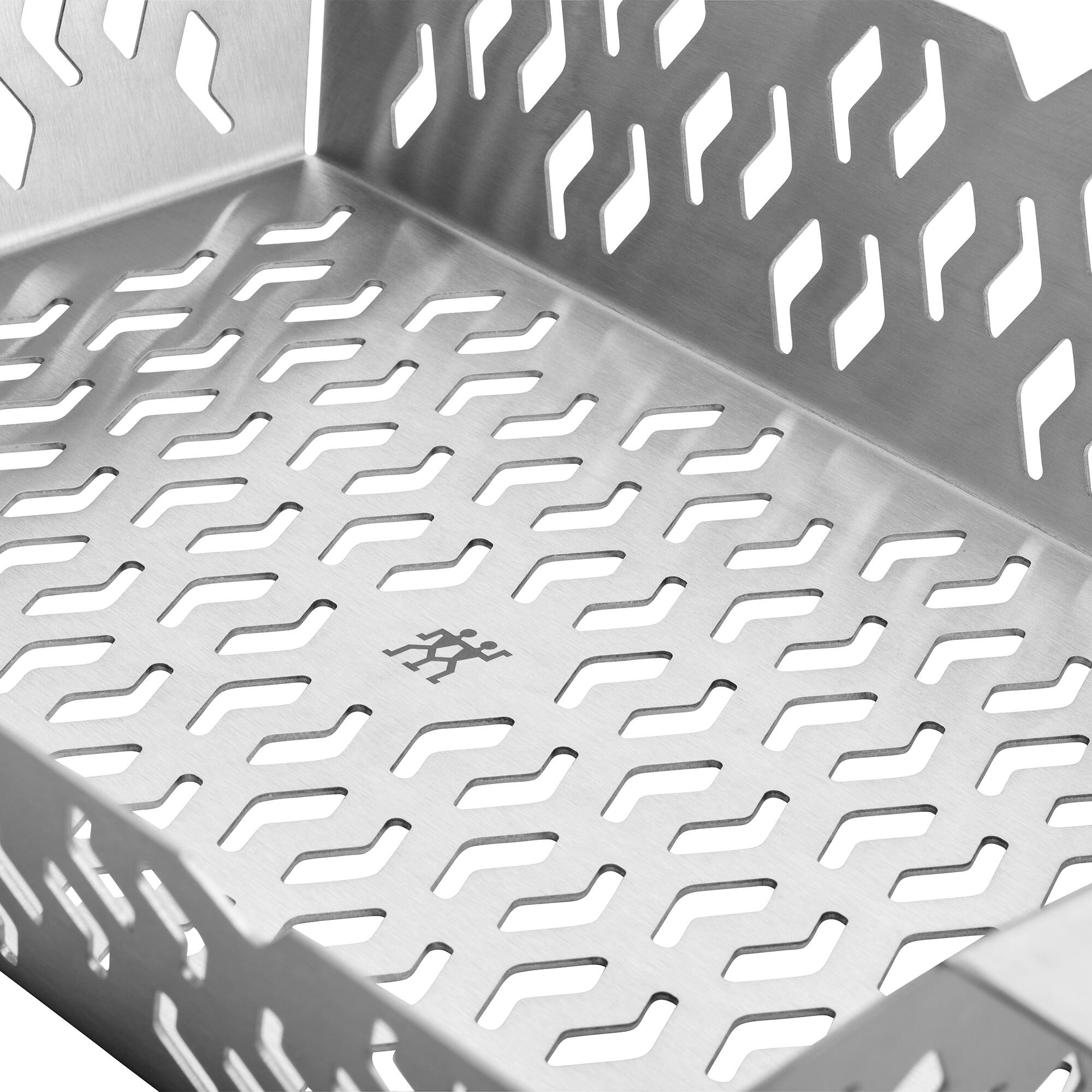 Alt View 4. ZWILLING - ZWILLING BBQ+ Stainless Steel Grill Basket - Medium - Stainless Steel.