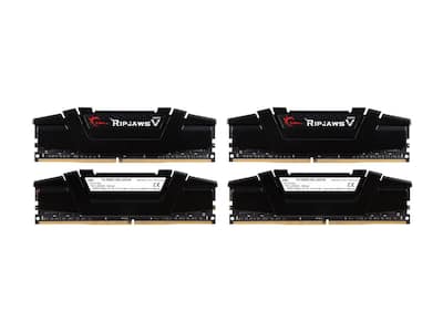 G.SKILL Ripjaws V Series 64GB (4 x 16GB) 288 Pin PC RAM DDR4 3200 G.SKILL Ripjaws V Series 64GB (4 x 16GB) 288 Pin PC RAM DDR4 3200