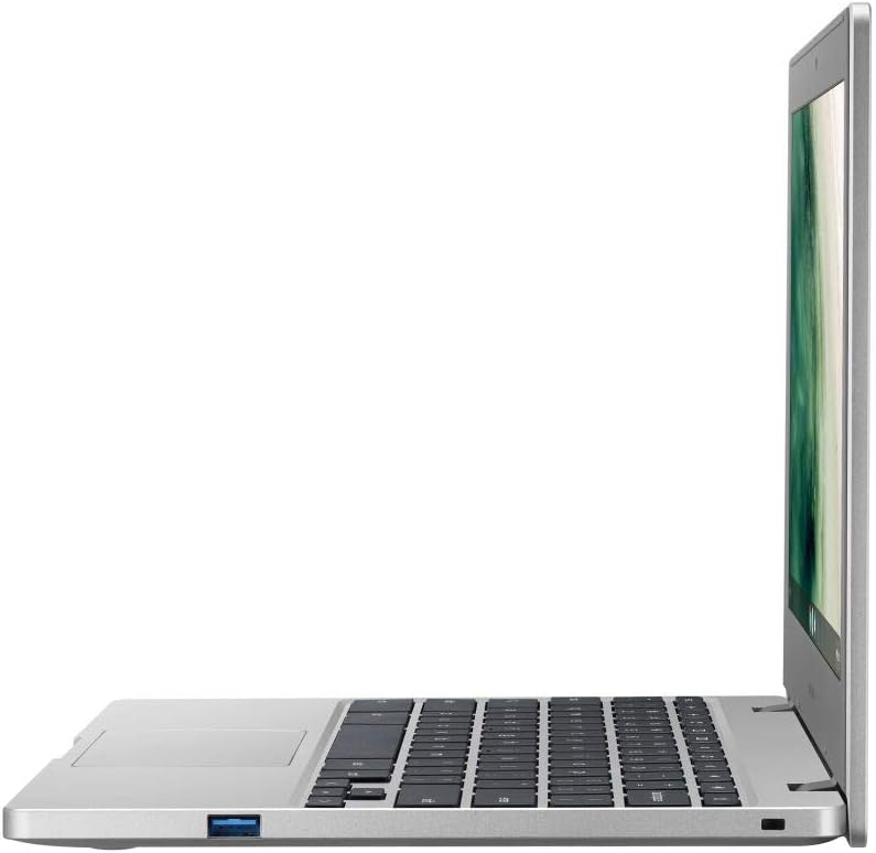 Left. Samsung - Chromebook 4 Xe310xba 11.6" Intel Celeron N4000 1.1ghz 4GB - 32GB - Silver.