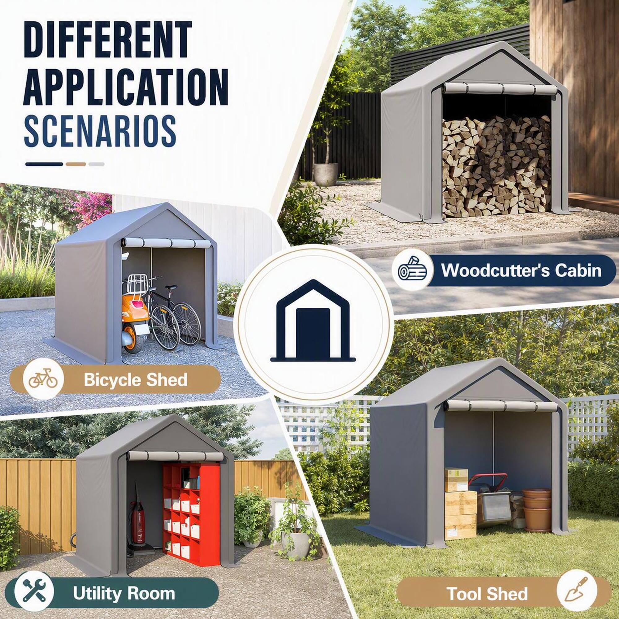 DIFFERENT APPLICATION SCENARIOS

- Woodcutter's Cabin
- Bicycle Shed
- Utility Room
- Tool Shed