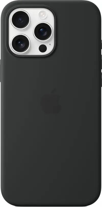 Apple iPhone 16 Pro Max Silicone Case with MagSafe Black