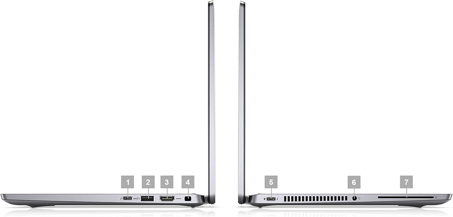 Alt View 2. Dell - Dell Latitude 7330 13.3" Intel Core i7-1265U @ up to 4.80GHz 16GB RAM 256GB SSD Windows 11 Pro (Refurbished) - Silver.