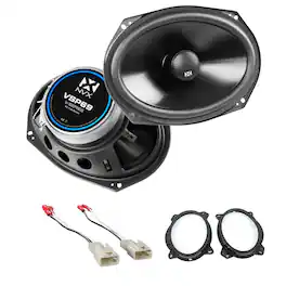 NVX - 2016-2023 Toyota Tacoma - 6x9-Inch V-Series Front Speaker Upgrade Kit - Black