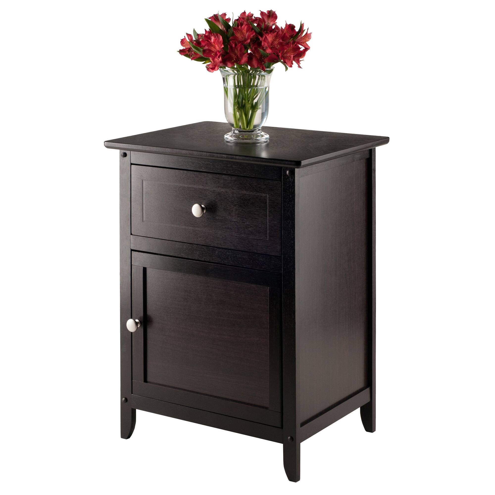 Alt View 3. Winsome Wood - Eugene Accent Table, Nightstand - Espresso.