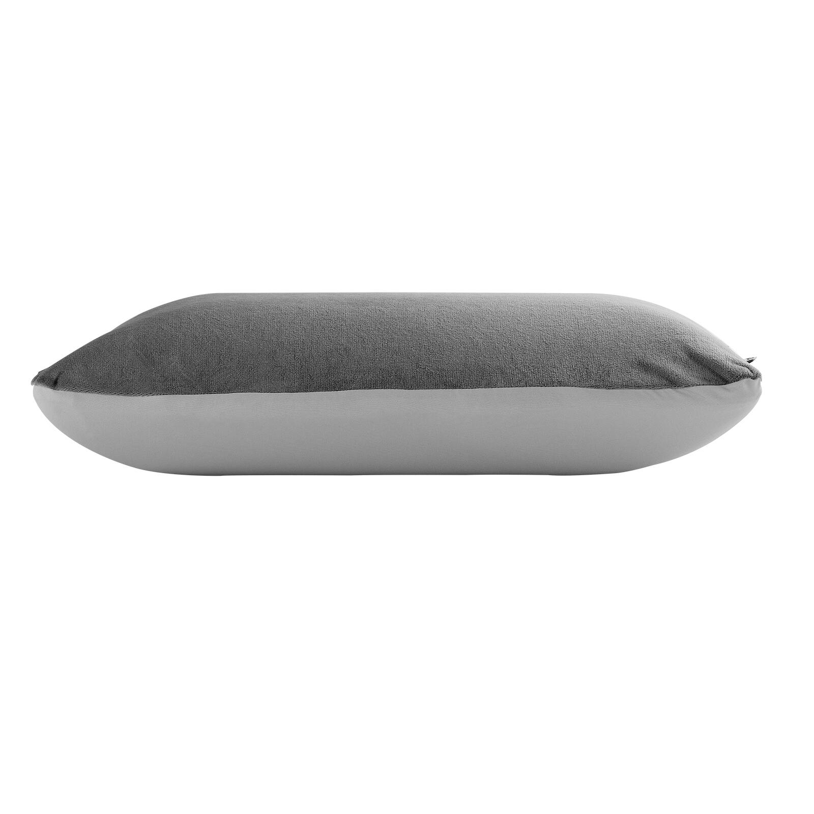 Alt View 5. VEVOR - Camping Pillow, Memory Foam Travel Pillow with Double-Sided Cover, Portable Backpacking Pillows - Gray.