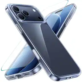 Kitcheniva - Shockproof Rugged Bumper For iPhone 17 Pro Max - Clear