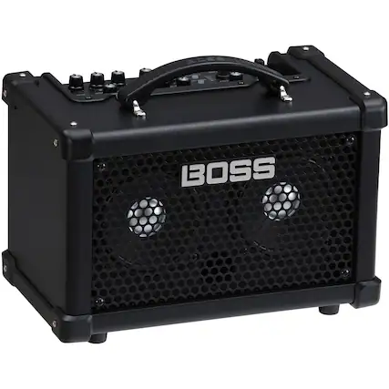 Front. Boss - Boss Dual Cube Bass LX Amplifier.