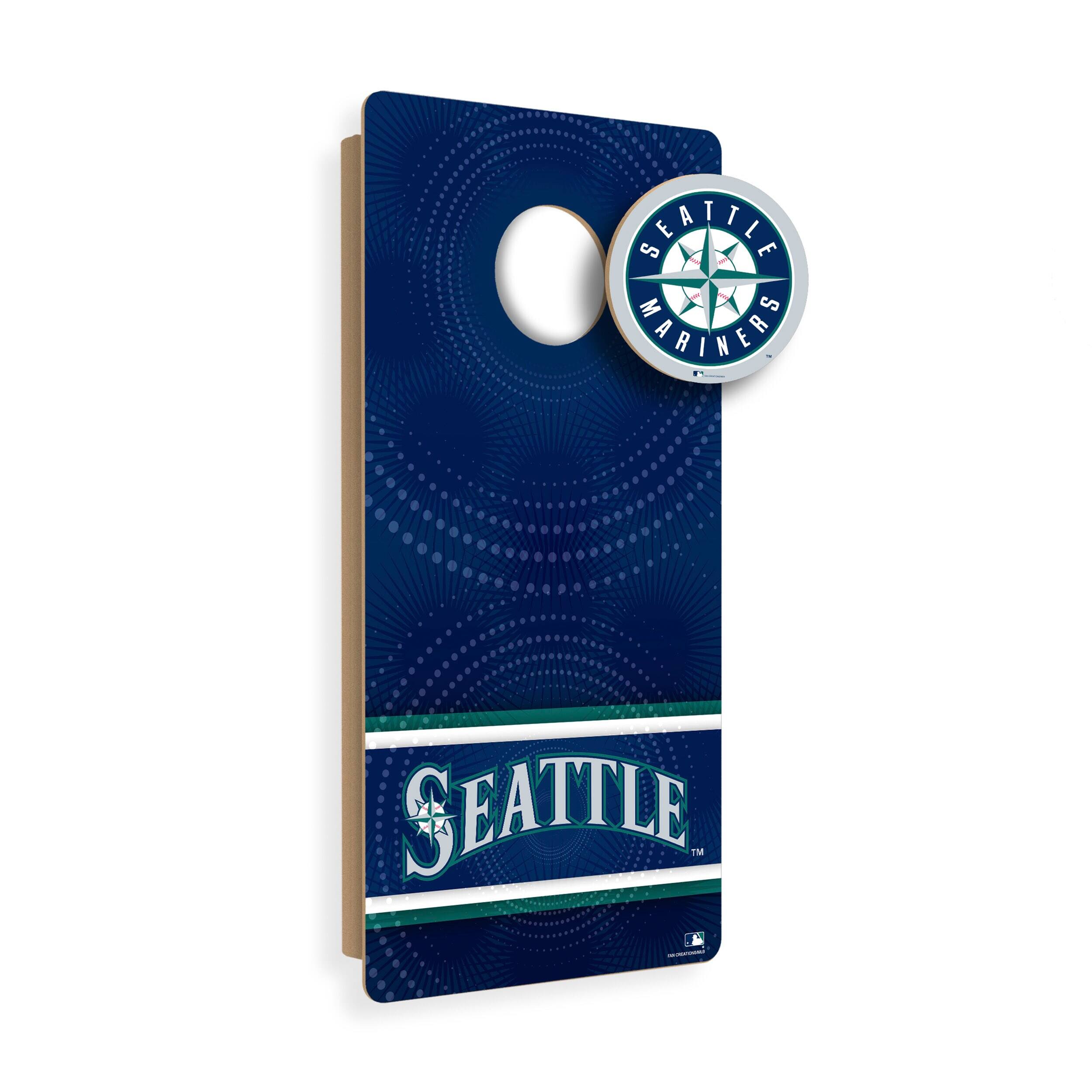 Seattle Mariners Wall Hanging Cornhole Board