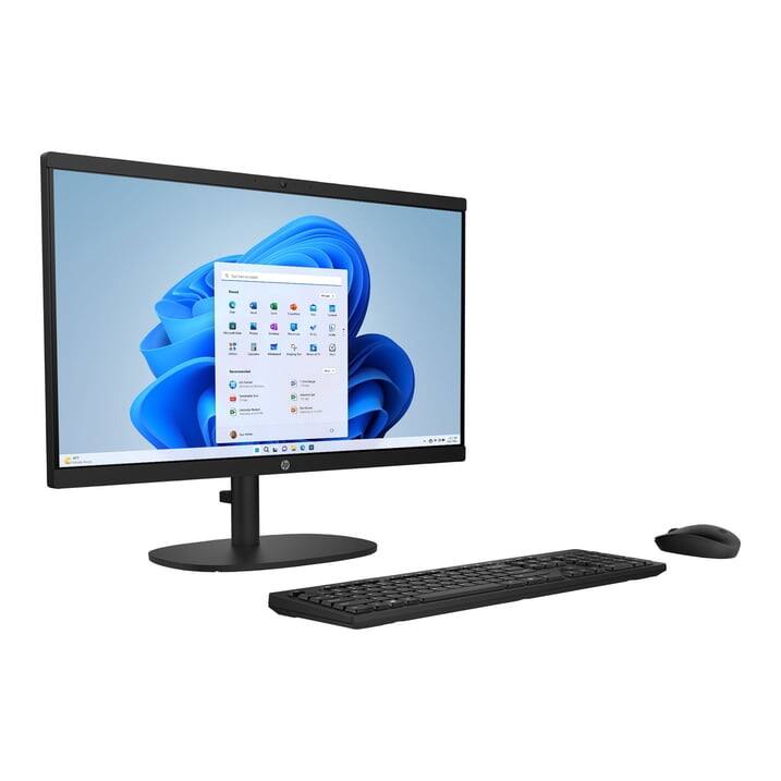 Back. HP - HP 22-DG00 22" All-in-One Desktop Pentium Silver J5040 8GB 128GB Windows 11 - Black.