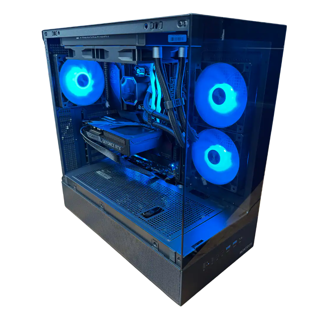 Rednek Engineer PCs - Blackbird - RTX 5060 Ti Gaming PC - Black