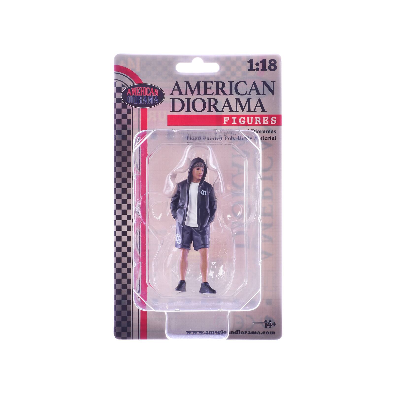 1:18 AMERICAN DIORAMA FIGURES  
Hand Painted Poly-Resin Material  
www.american-diorama.com